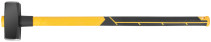Forged sledgehammer, fiberglass reverse reinforced handle 900 mm, 6 kg
