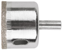 Коронка кольцевая по кафелю и стеклу алмазная 40х50 мм