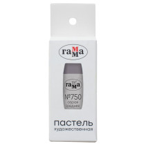 Пастель художественная Гамма, серая средняя №750, штучная, картон. упаковка
