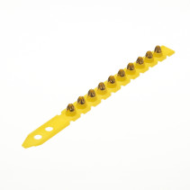 Монтаж. патрон в кассете К-4 для порох. монтаж. пистолетов (кал. 6,8х11 мм, желт., 100 шт/уп) FEDAST