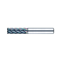 High-performance carbide end milling cutter D16x41x80x130x16 Z6 Weldon TiSiN-HP