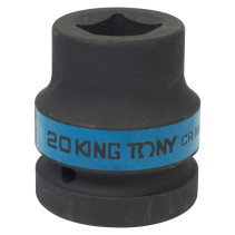 Four-sided end impact head 1", 20 mm, KING TONY 851420M