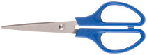 Household stainless steel scissors, plastic handles, blade thickness 1.4 mm, 170 mm
