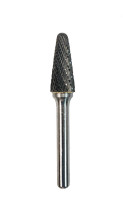 Borehole No. 485, L shape, Tv. Alloy, Double sharpening 6*16*61 mm, d xb.= 6 mm Plastic box 1/15