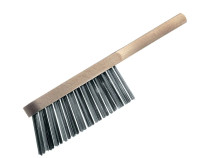 Щетка ручная, 4 рядная, стальная проволока STA прямая 0,25 мм, высота ворса 60 мм