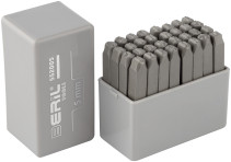 A set of Cyrillic letter stamps 5mm (steel) BERIL