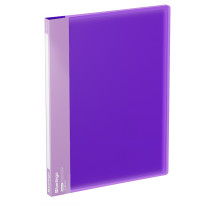 Folder with 20 Berlingo "Envy" inserts, 17 mm, 700 microns, with inner pocket, purple