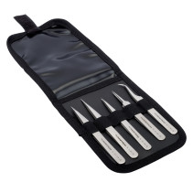 Set of tweezers, 5 pcs.