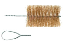 IBZ brush with hand loop, 2000*200 mm, diameter 130 mm, latuned corrugated wire STM