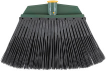 Plastic broom No. 5, flat black 265x385 mm (seat diameter 25 mm)