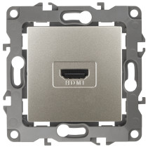 Розетка ЭРА Серия 12 12-3114-15 HDMI IP20 перламутр