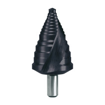 Сверло ступенчатое HSS дюймовое CBN шлифованное со спиралевидной канавкой и подточкой острия Ø 7/8 - 1 3/8 TiAlN
