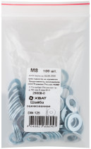 Шайба оцинкованная М8 DIN 125 (фасовка 100 шт)