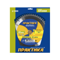 Carbide saw blade for wood, chipboard PRACTICE 300 x 32\30 mm, 60 teeth (032-287)