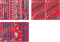 The set of tools "START" for the cart, 7 loadings, 161 items MASTER 5-00161