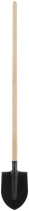 Bayonet shovel, with wooden handle 190x350x1420 mm