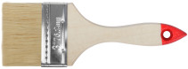 Кисть флейцевая "Оптима", натур. cветлая щетина, деревянная ручка 3" (75 мм)