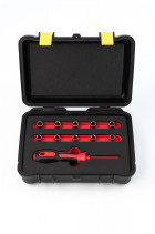 1/4" Intrinsically safe socket set, 9 pieces BeCu, HORTZ