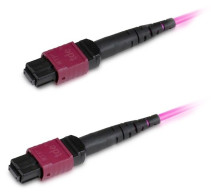 FHD-MC3-504-MPOF12/PS-MPOF12/PS-A-15M-LSZH-MG Patch Cord Fiber Optic MRO (Mom)-MPO (mom), 12 fibers, type A, 50/125 (OM4), 40/100G, LSZH, 15 m