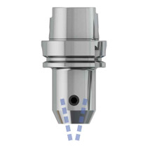 HEIKENEI Оправка для концевой фрезы с хвостовиком Weldon HSK-A63, 14 мм A=160 мм с подводом СОЖ KKB