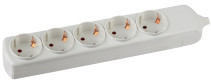 Block ERA K-5e 5 sockets with grounding white