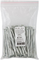 Шурупы оцинкованные, универсальные 5 х 80 (фасовка 100 шт)