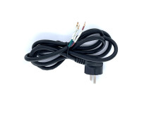 Кабель питания RIPO 1.8м, Schuko S22- (3*0.75 mm2) 10A, черный, угловая вилка, с заземлением