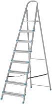 Steel ladder, 8 steps, weight 8.85 kg