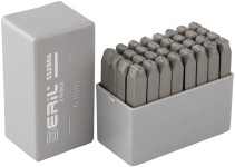 A set of Cyrillic letter stamps 6mm (steel) BERIL