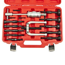ER-86852 internal bearing Puller set collet with reverse hammer(8-58mm) 16pr., in EUREKA case /1/2