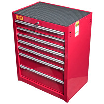 Tool cart 7 sections rubber mat included JTC