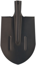 Bayonet shovel without handle, lightweight, with stiffeners 195x350 mm