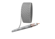 R-64-HF100 ERA Coaxial Cable RG-6U, 75 ohms, Cu/(Cu 64% braid), ng(A)HF, color gray, 100 m bay