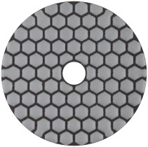 Diamond flexible grinding wheel AGSHK (Velcro), dry grinding, 100 mm, P 100