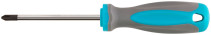 Screwdriver, CrV steel, rubberized handle PH2 x 100 mm