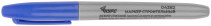 Permanent construction marker, blue