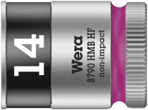 8790 HMB HF Zyklop Головка торцевая шестигранная, DR 3/8", с функцией фиксации крепежа, 14 x 29 мм