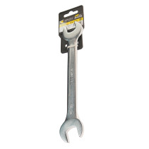 Ключ рожковый 17x19мм ER-51719 (Chrome vanadium) на держателе PRO ЭВРИКА 1/10/100