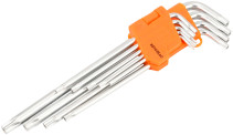 Набор Г-обр. TORX 9ч (T10-T50; CR-V; удлинённые; с отверстием) АвтоDело (39156)