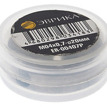 Плашка ER-00407P M04x0,7-ø20мм, в пластиковом футляре ЭВРИКА /1/10