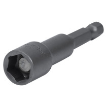 1/4" hex screwdriver head, 8 mm, L = 65 mm, magnetic KING TONY 7616508M