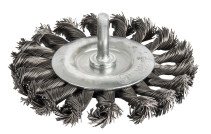 Кордщетка для дрели радиальная витая ПРАКТИКА 100 мм, хвост 6 мм (242-885)