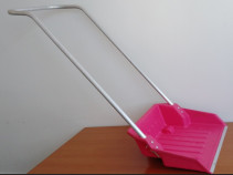 Лопата Движок на колесиках в сборе с метал. ручкой №39, 570х570х1410 мм, черный