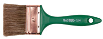 The brush is fluted, thick. 16 mm, 70% PET/30% natural. bristles, stainless steel.crimp, formation.handle, width 70 mm