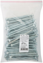 Болт 6-гранная головка (полная резьба) М6 х 90 100 шт DIN933 фасовка