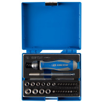 Набор вставок (бит) 1/4", PH, PZ, Hex, Torx, Slotted, 39 предметов KING TONY 2539MRV04