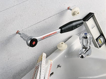 Набор с трещоткой и универсальным ступенчатым ключом