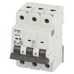 Автоматический выключатель ЭРА PRO VA63-3P02D6 ВА47-63 3P 2А кривая D 6кА