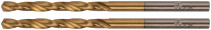Сверла HSS по металлу, титановое покрытие, в блистере 3,0 мм (2 шт.)