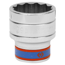 Головка торцевая стандартная двенадцатигранная 1/2", 29 мм KING TONY 433029M